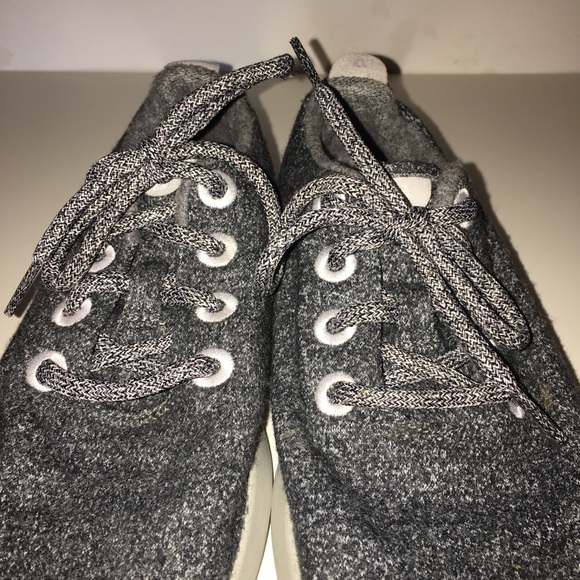 Allbirds Dark Grey The Wool Runners Sneakers 7 - Picture 9 of 10